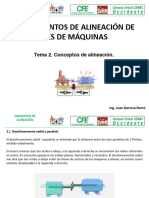 Tema 2 Conceptos de Alineación de Equipo Alineación de Eje de Máquinas