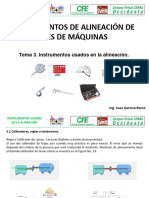 Tema 3 Instrumentos Usados en La Alineación de Equipo Alineación de Eje de Máquinas