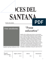 Periodico Voces Del Santana