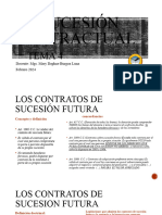 La Sucesión CONTRACTUAL - TEMA 4