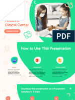 Green and Beige, Playful and Colorful Pediatric Clinical Center Presentation