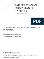 Standar Pelayanan Kefarmasian Di Apotek