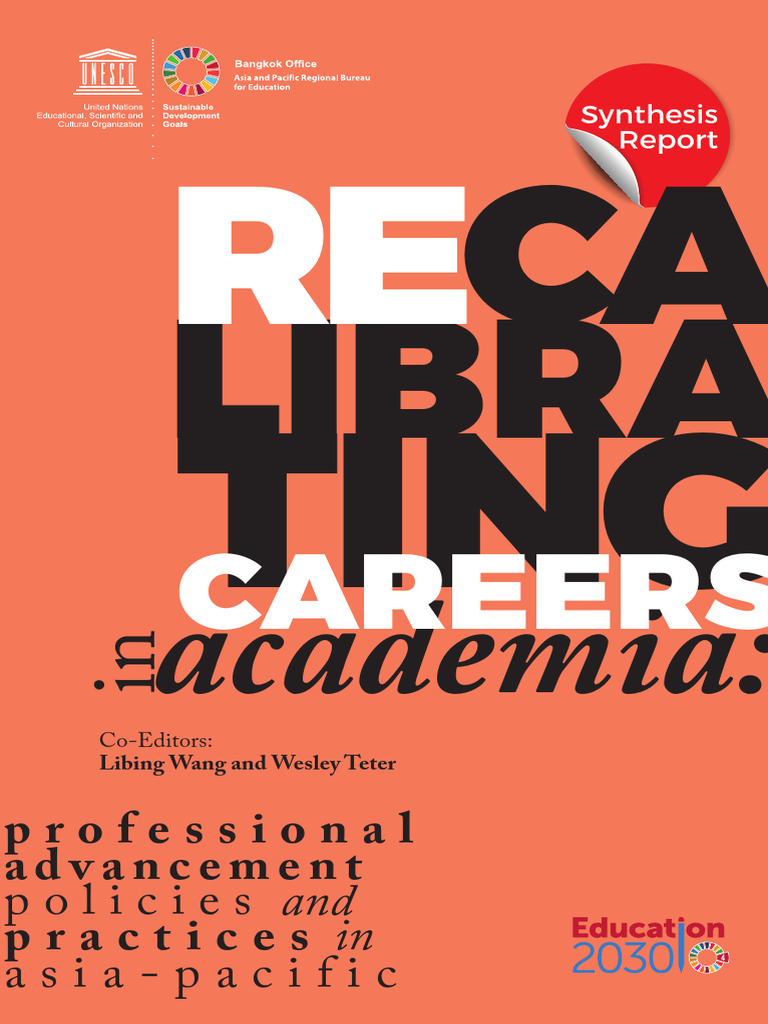 Recalibrating Careers in Academia Synthesis Report | PDF | Lecturer ...