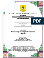 RPS Perundang-undangan Kesehatan