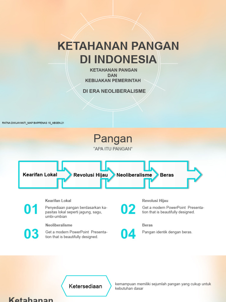 Kebijakan Ketahanan Pangan Indonesia | PDF | Kesehatan Holistik ...