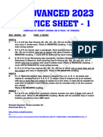 Advanced Practice Sheet - 1