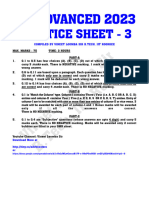 Advance Practice Sheet-3