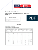 Planificación Diaria de Natación