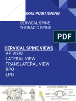 Vertebrae X Ray Positioning