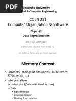 Topic #2 - Data Representation