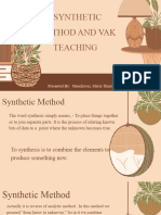 Vak Teaching and Synthetic Method