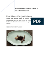 Manjuba Com Castanha-Portuguesa e Açaí - MasterChef Prof & Band Receitas
