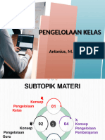 Pengelolaan Kelas Dalam Proses Pembelajaran