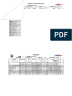 Input Data Sheet For E-Class Record: Region Division School Name School Id School Year
