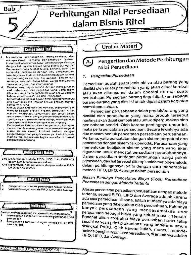 Perhitungan Persediaan Pdf