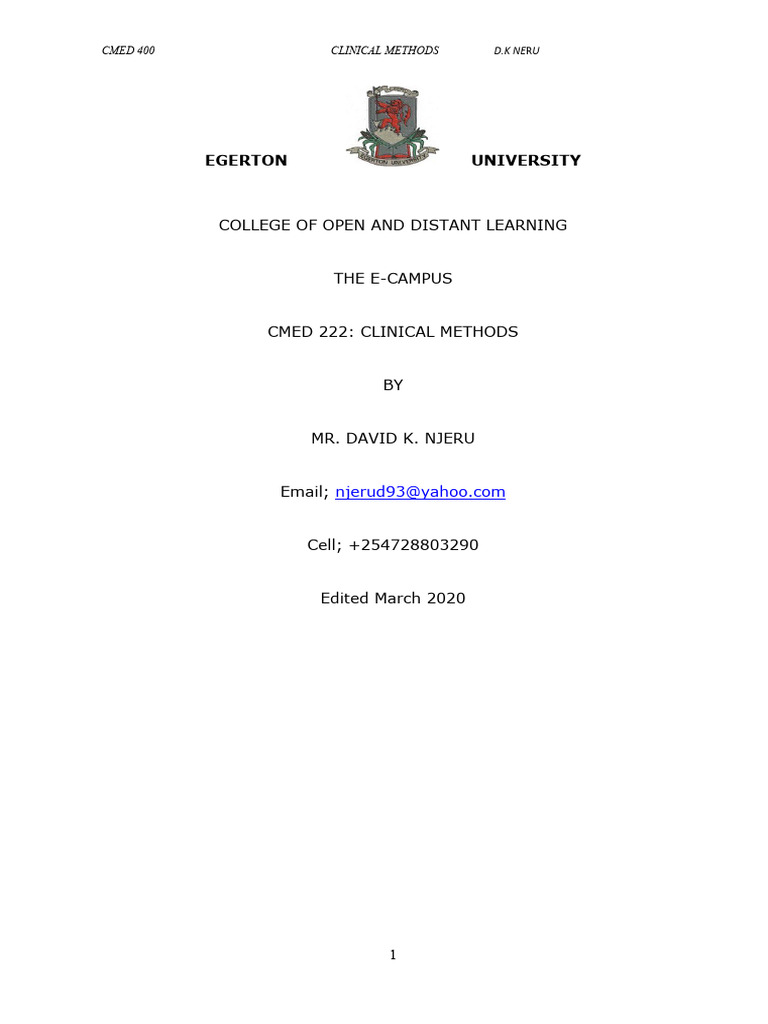 Clinical Methods | PDF | Pulse | Blood Pressure