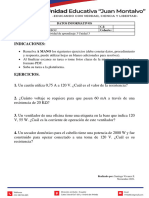 Actividad de Aprendizaje 3 Unidad 3 Matemática y Física 3ro BGU