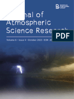 Journal of Atmospheric Science Research - Vol.6, Iss.4 October 2023