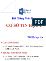 Tuan 1 - Chuong1 - Lam Quen Voi Microsoft Word 2016