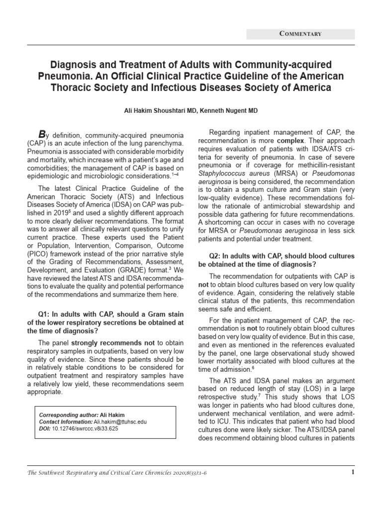 625-Article Text-3497-1-10-20200207 | PDF | Pneumonia | Methicillin ...