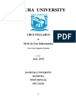 Bankura University: Cbcs Syllabus