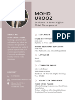 Mohd Urooz CV