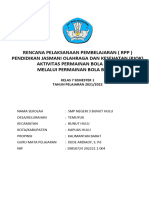 Rencana Pelaksanaan Pembelajaran (RPP) Pendidikan Jasmani Olahraga Dan Kesehatan (Pjok) Aktivitas Permainan Bola Besar Melalui Permainan Bola Basket