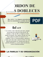 Cordon de Tres Dobleces