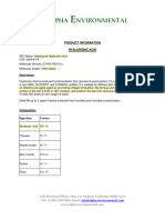 Hyaluronic Acid - Info