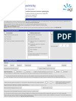 Electricity Application Form