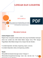 Drs Zulaela - Regresi Linear&logistik