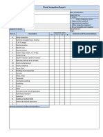 Visual Inspection Report