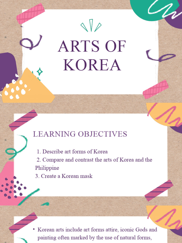 q2 Lesson 3 Arts of Korea | PDF | Mask | Deities