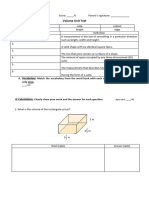 2023-2024 Volume Unit Test