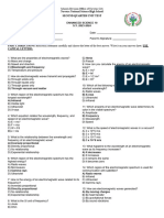 Enhanced Science 10 Quarter 2 Chapter Test 1 - KEY