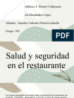 Salud y Seguridad en El Restaurante