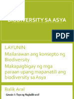 Biodiversity Sa Asya
