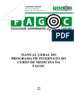 Manual Geral Do Programa de Internato Do Curso de Medicina Da Fagoc