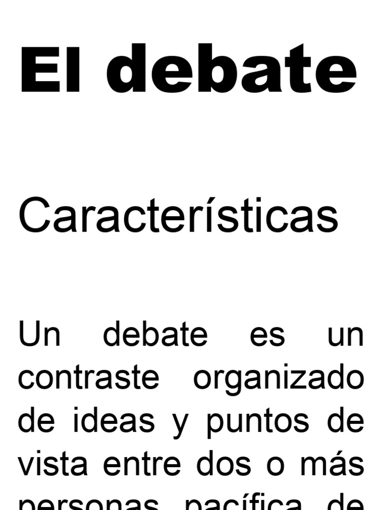 El Debate | PDF