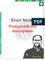 63b90c1bddf56600188f5ac8 ## Plant Growth and Development Short Notes