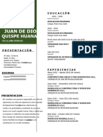 CV - Juan de Dios Quispe Huanaco
