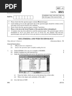 Cbse Class 12 Multimedia and Web Technology GBM 1 Set 4 2017