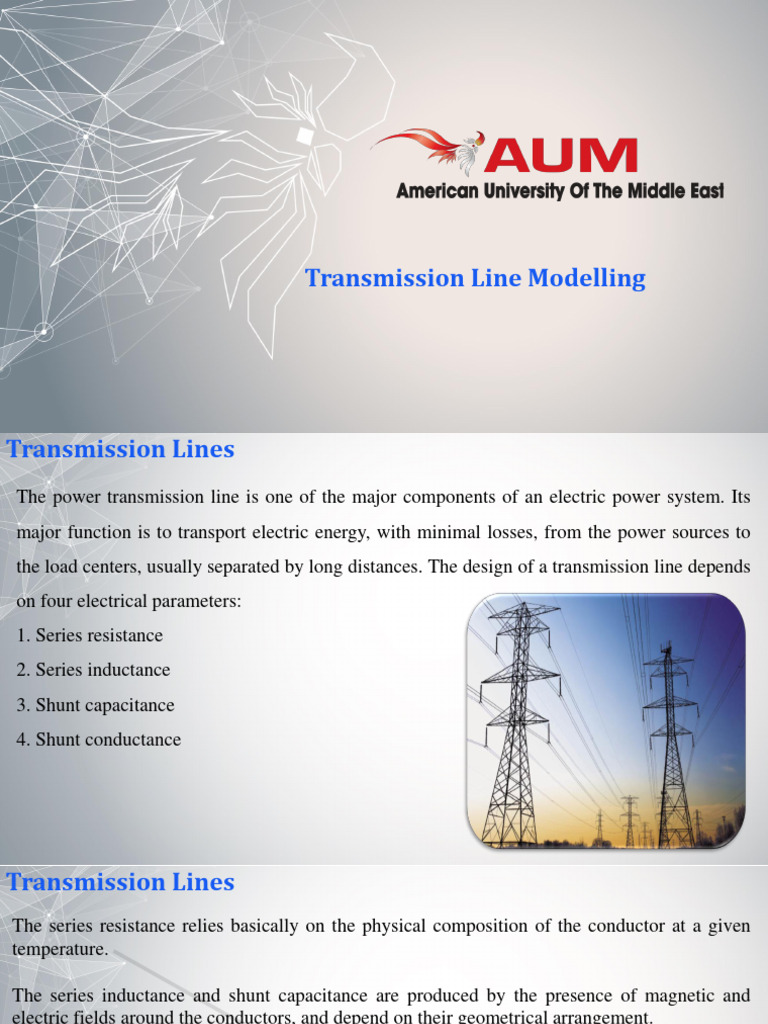 Transmission Line Modeling Essentials | PDF | Electrical Resistance And ...