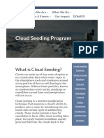 What Is Cloud Seeding? - DRI