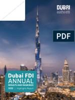 Dubai FDI Annual Results & Rankings - Highlights Report 20222