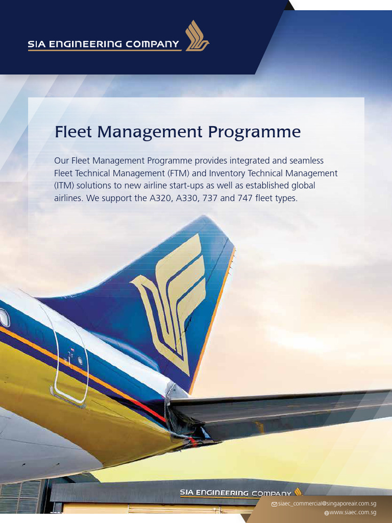 Fleet Management Solutions for Airlines | PDF | Aviation | Transport