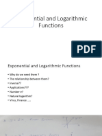 Exponential and Logarithmic Functions