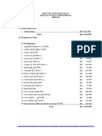 Daftar Anggaran KPPS 09