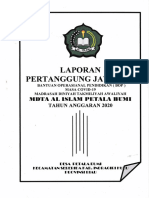 LPJ Bop Covid-19 Tahun Anggaran 2020 Mdta Al Islam Petala Bumi