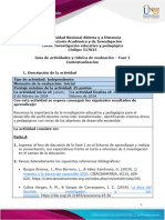 Guia de Actividades y Rúbrica de Evaluación - Fase 1 - Contextualización